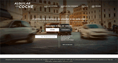 Desktop Screenshot of alquilaruncoche.com