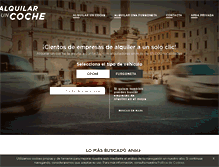 Tablet Screenshot of alquilaruncoche.com